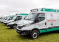 Entregan ambulancias para Borja y Coronel Martínez