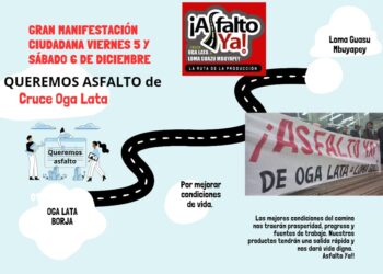 Anuncian manifestación y cierre total de ruta por el asfalto Borja-Mbuyapey