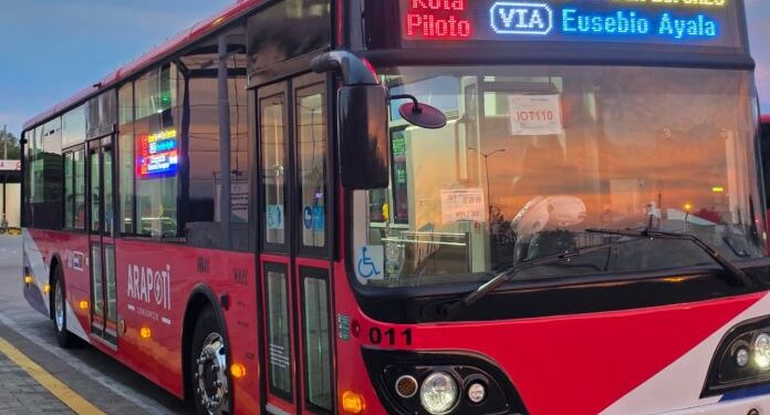 Inicia fase de prueba de buses eléctricos en el Área Metropolitana
