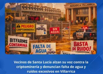 CRIPTOMINERÍA EN SANTA LUCÍA: RUIDO, FALTA DE AGUA Y JUICIO EN VILLARRICA