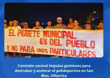 COMISIÓN VECINAL BUSCA  ACELERAR CONSTRUCCIÓN DEL POLIDEPORTIVO EN SAN BLAS