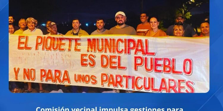 COMISIÓN VECINAL BUSCA ACELERAR CONSTRUCCIÓN DEL POLIDEPORTIVO EN SAN BLAS