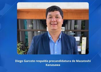 DIEGO GARCETE RESPALDA PRECANDIDATURA DE MAZATOSHI KANASAWA