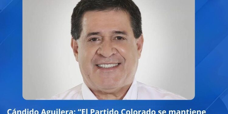 CÁNDIDO AGUILERA DESTACA ESTABILIDAD DEL PARTIDO COLORADO Y DESEOS DE RECUPERACIÓN PARA HORACIO CARTES