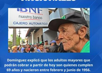 NUEVAS INSCRIPCIONES Y PAGOS PARA ADULTOS MAYORES SE REALIZARÁN DE FORMA PROPORCIONAL