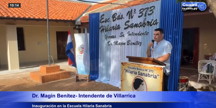 INAUGURAN MEJORAS EN LA ESCUELA HILARIA SANABRIA