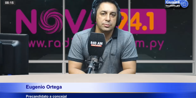 EUGENIO ORTEGA QUIERE RECUPERAR ESPACIOS RECREATIVOS