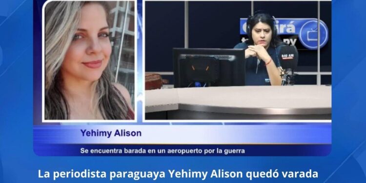VIAJERA PARAGUAYA QUEDA VARADA POR CONFLICTO EN MEDIO ORIENTE Y CAOS AÉREO GLOBAL