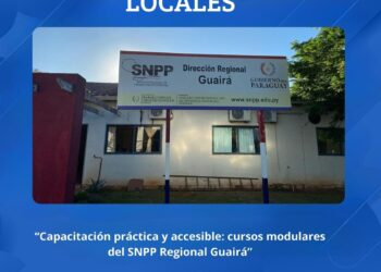 OFERTA DE CURSOS MODULARES Y PRÁCTICOS DEL SNPP REGIONAL GUAIRÁ