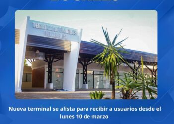 NUEVA TERMINAL OPERARÁ DESDE EL LUNES 9, SEGÚN ADMINISTRADOR