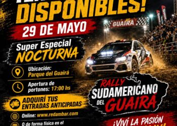 ESTA TARDE SERÁ EL LANZAMIENTO DEL CAMPEONATO SUDAMERICANO DE RALLY