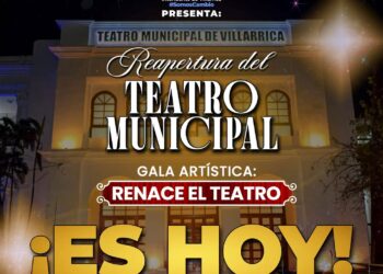 HOY A LAS 18:00 HS SE INAUGURA EL TEATRO DE VILLARRICA