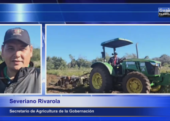 GOBERNACIÓN APOYA A PRODUCTORES CON PREPARACIÓN DE SUELOS
