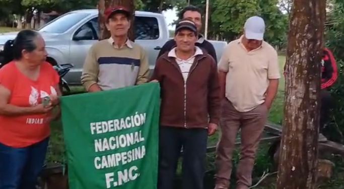 CAMPESINOS PIDEN CUMPLIMIENTO DE CONVENIOS